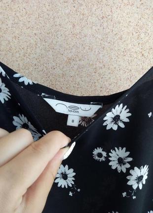 Блуза на тонких бретелях в цветочный принт new look4 фото