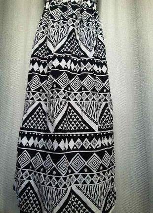 100% коттон. женское подростковое длинное натуральное летнее платье, сарафан3 фото