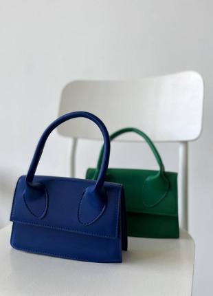 Стильна синя зелена маленька сумка сумочка клатч стильная синяя зеленая сумка сумочка3 фото