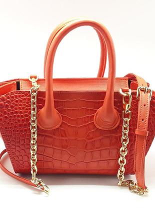 Сумка жіноча з натуральної шкіри.