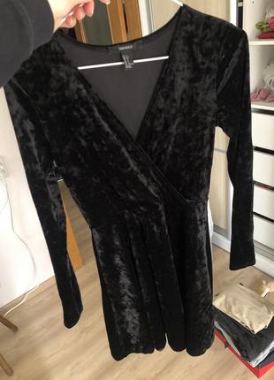 Велюрова сукня forever21