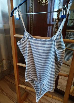 Новый натуральный боди стринги, m-l xl