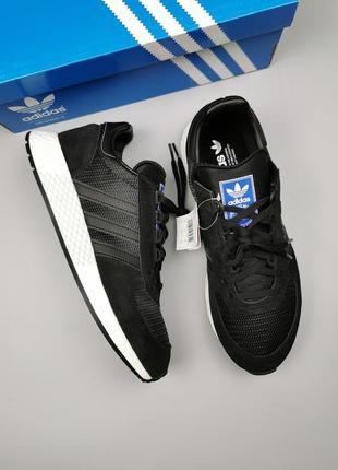 Кроссовки оригинал adidas marathon tech boost core black/white g27463 5