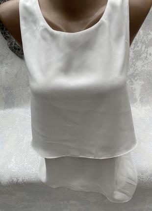 Белая базовая майка , блуза1 фото