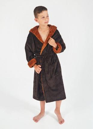 Халат махровий дитячий і подростоковый з капюшоном від 6 до 16лет