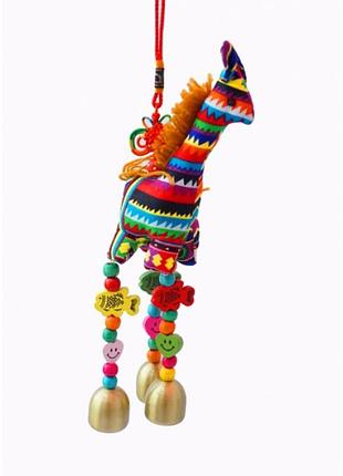 Підвіска із тканини коник +3 двіночки