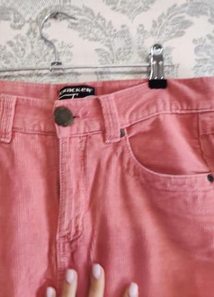 Спідниця рожева вельвет юбка cracker5 фото