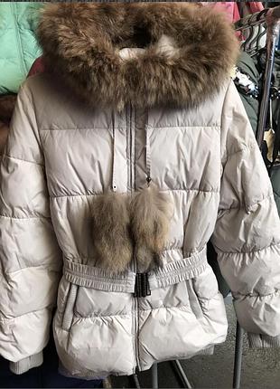 Зимове пальто кіко на дівчинку 164р
