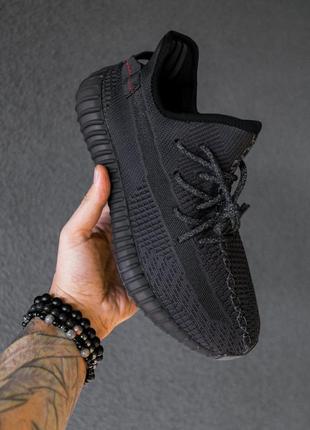 Женские кроссовки adidas yeezy boost 350 v2 black#адидас