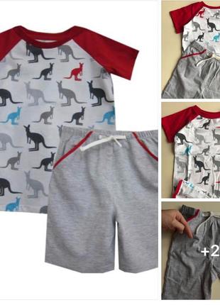 More kids / трикотажний комплект / футболка , шорти / 80-86-92-98-110