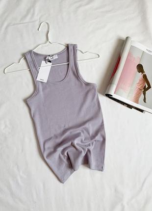 Майка, топ, топик, топік, в рубчик, базовий, базовый, mango