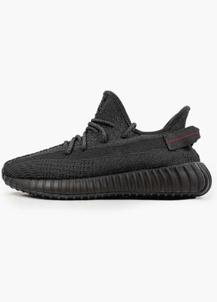 Жіночі кросівки adidas yeezy boost 350 v2 black (повний рефлектив) #адідас