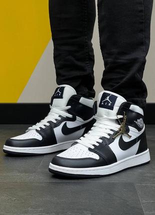 Кроссовки мужские nike air jordan 1 high синие кросівки чоловічі найк аир джордан сині кроссы9 фото