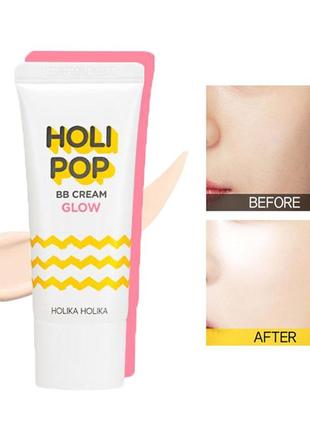 Bb крем з ефектом сяйва holika holika holi pop bb cream glow 30 ml2 фото