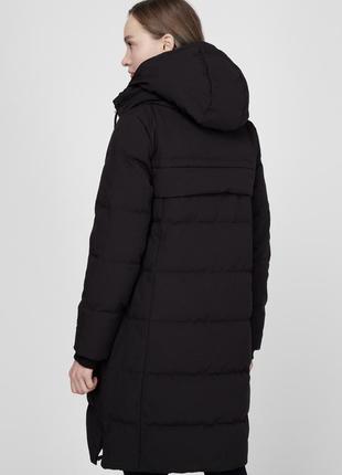 Пальто dkny, зимнее пальто dkny, женская черная куртка puffer dkny m dl0md1242 фото