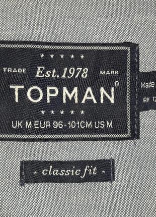 Мужская рубашка с коротким рукавом topman3 фото