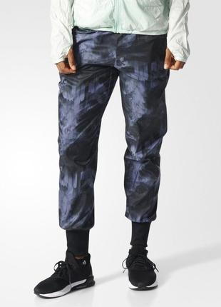 Cпортивные беговые штаны adidas run graphic pants ap8450