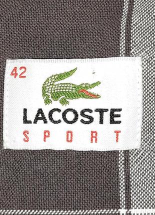 Мужская рубашка с коротким рукавом lacoste sport3 фото