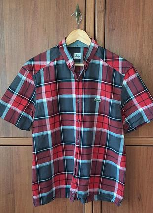 Чоловіча сорочка з коротким рукавом lacoste sport