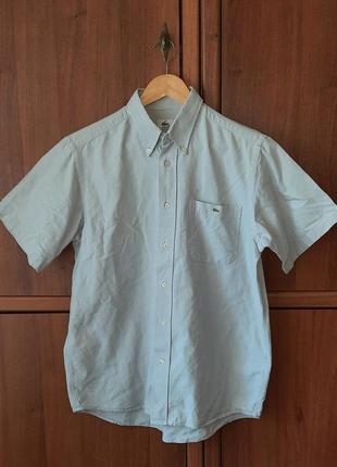 Вінтажна чоловіча сорочка з коротким рукавом lacoste vintage