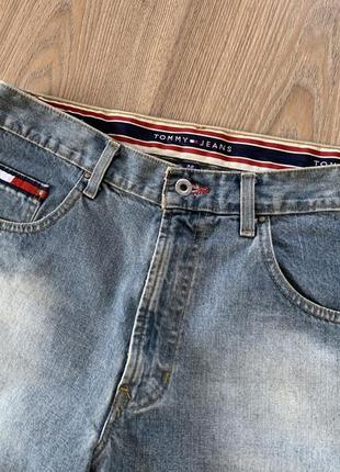 Мужские винтажные джинсовые шорты tommy hilfiger4 фото