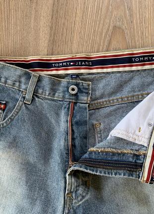Мужские винтажные джинсовые шорты tommy hilfiger5 фото