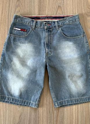 Мужские винтажные джинсовые шорты tommy hilfiger2 фото