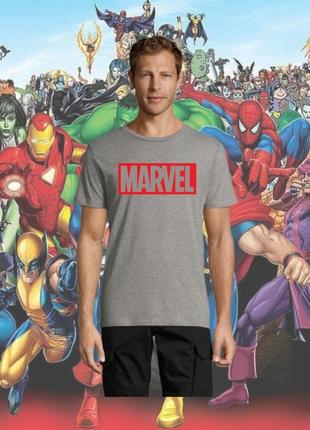 Футболка youstyle marvel 0962_g xxxl grey