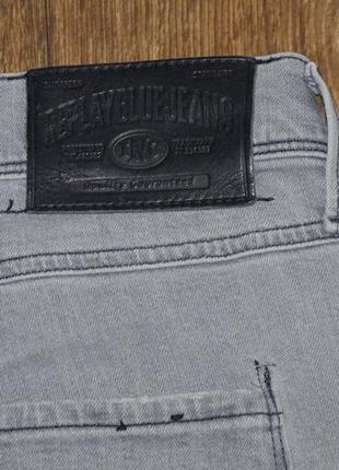 Батальные джинсовые шорты replay men's shorts grey anbass (46)6 фото