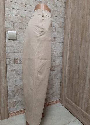 Брюки укороченные из коттона 3