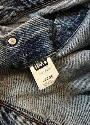 Levi’s винтажная джинсовая куртка usa6 фото