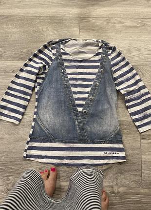 Лонгслив для дівчинки на літо-осінь