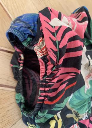 Блуза рубашка stradivarius гавайи l пуфы с объемными рукавами3 фото