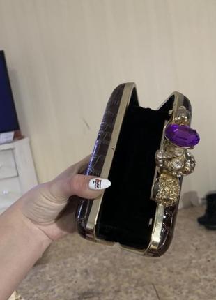 Клатч с кастетом черепом