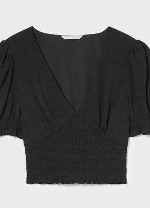 Блуза женская, размер евро 36, цвет черный