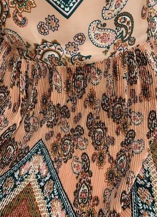 Розкішна сатинова сукня пліссе waikiki m8 фото