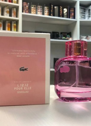 Lacoste eau de l.12.12 sparkling💥оригінал 5 мл распив аромата затест игристый8 фото