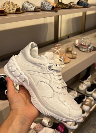 Нові білі кросівки, кеди casadei оригінал шкіра2 фото