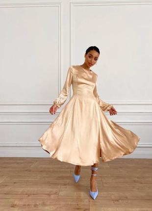 Сукня щільний шовк італія люкс якість / платье