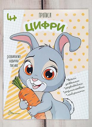 Прописи 4+ "цифри"