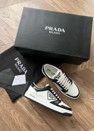 Кеды кожаные женские брендовые в стиле prada5 фото