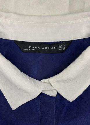 Блуза рубашка натуральний шовк zara7 фото