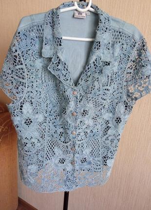 Шикарна джинсова блузочка