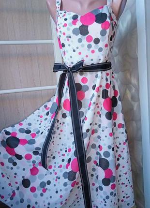 Шикарный шифоновый сарафан платье