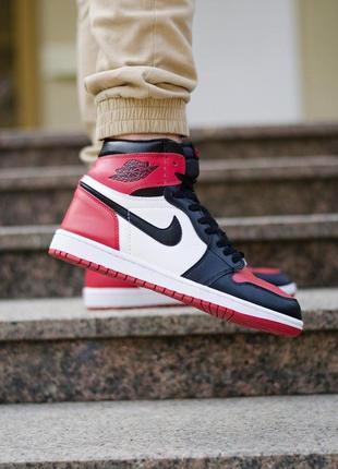 Nike air jordan 1 retro high og chicago женские кроссовки найк аир джордан