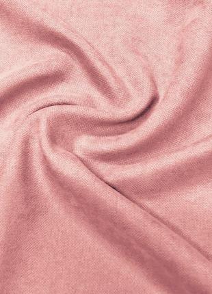 Однотонная ткань для штор микровелюр fonluk. розовая ткань для штор и портьер3 фото