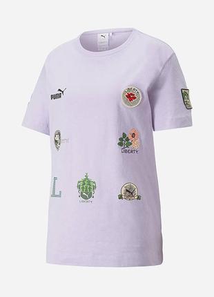 Футболка женская puma x liberty badge tee5 фото