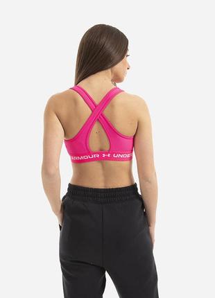 Топ женский under armour crossback mid bra3 фото