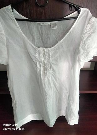 Блуза, шовк/бавовна