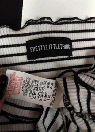 Топ в смужку prettylittlething4 фото